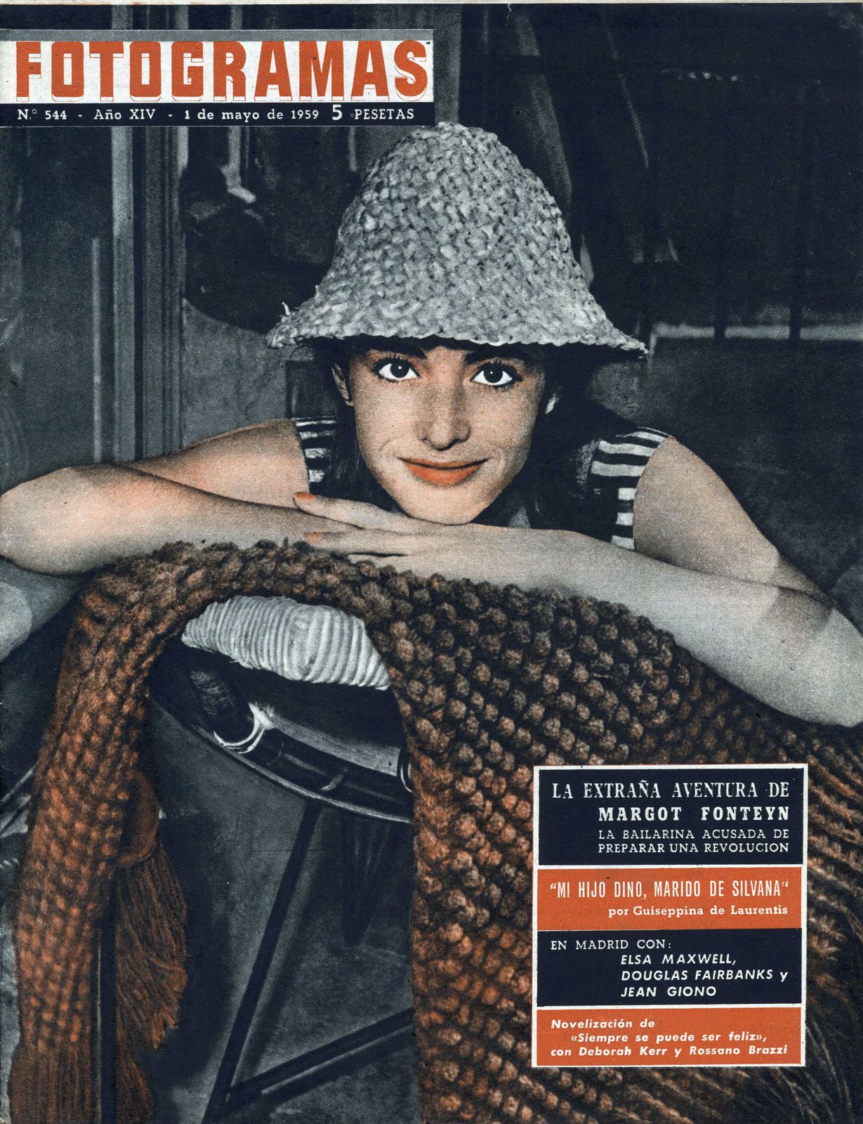 FOTOGRAMAS magazine cover Issue 544 1 May 1959