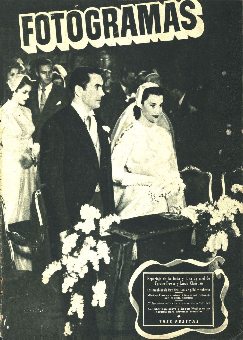 FOTOGRAMAS magazine cover Issue 55 15 February 1949