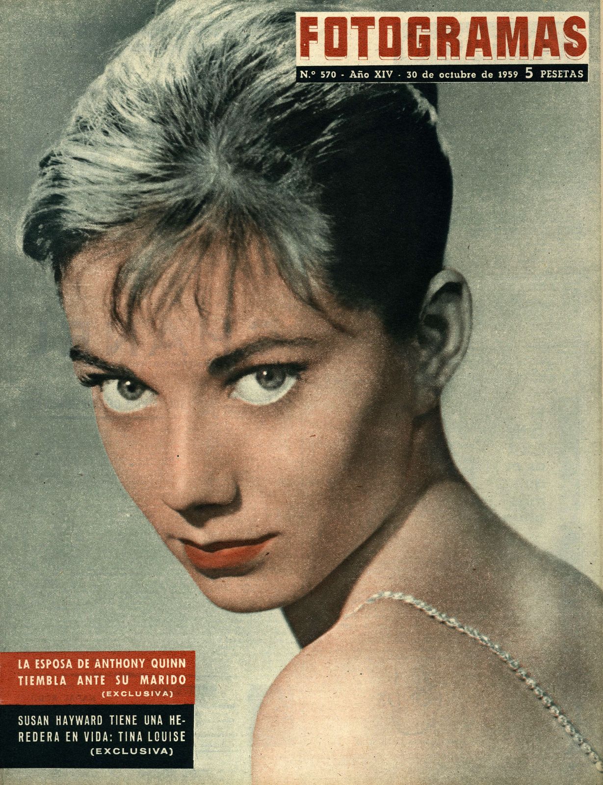 FOTOGRAMAS magazine cover Issue 570 30 October 1959