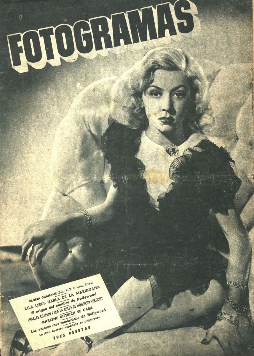 FOTOGRAMAS magazine cover Issue 58 1 April 1949