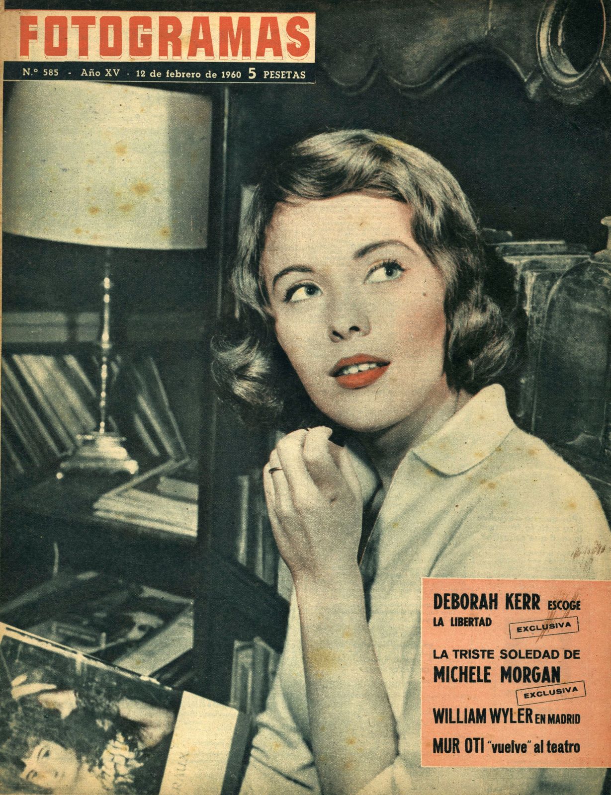 FOTOGRAMAS magazine cover Issue 585 12 February 1960