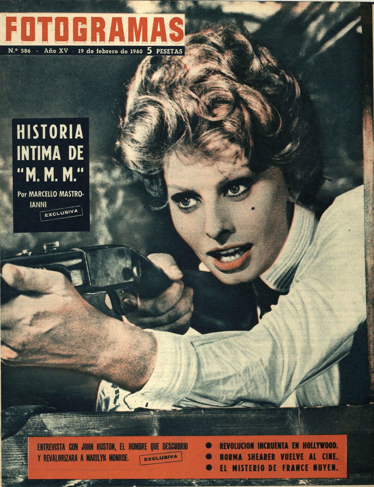 FOTOGRAMAS magazine cover Issue 586 19 February 1960