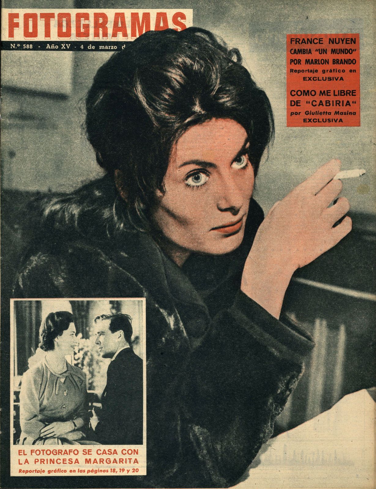 FOTOGRAMAS magazine cover Issue 588 4 March 1960