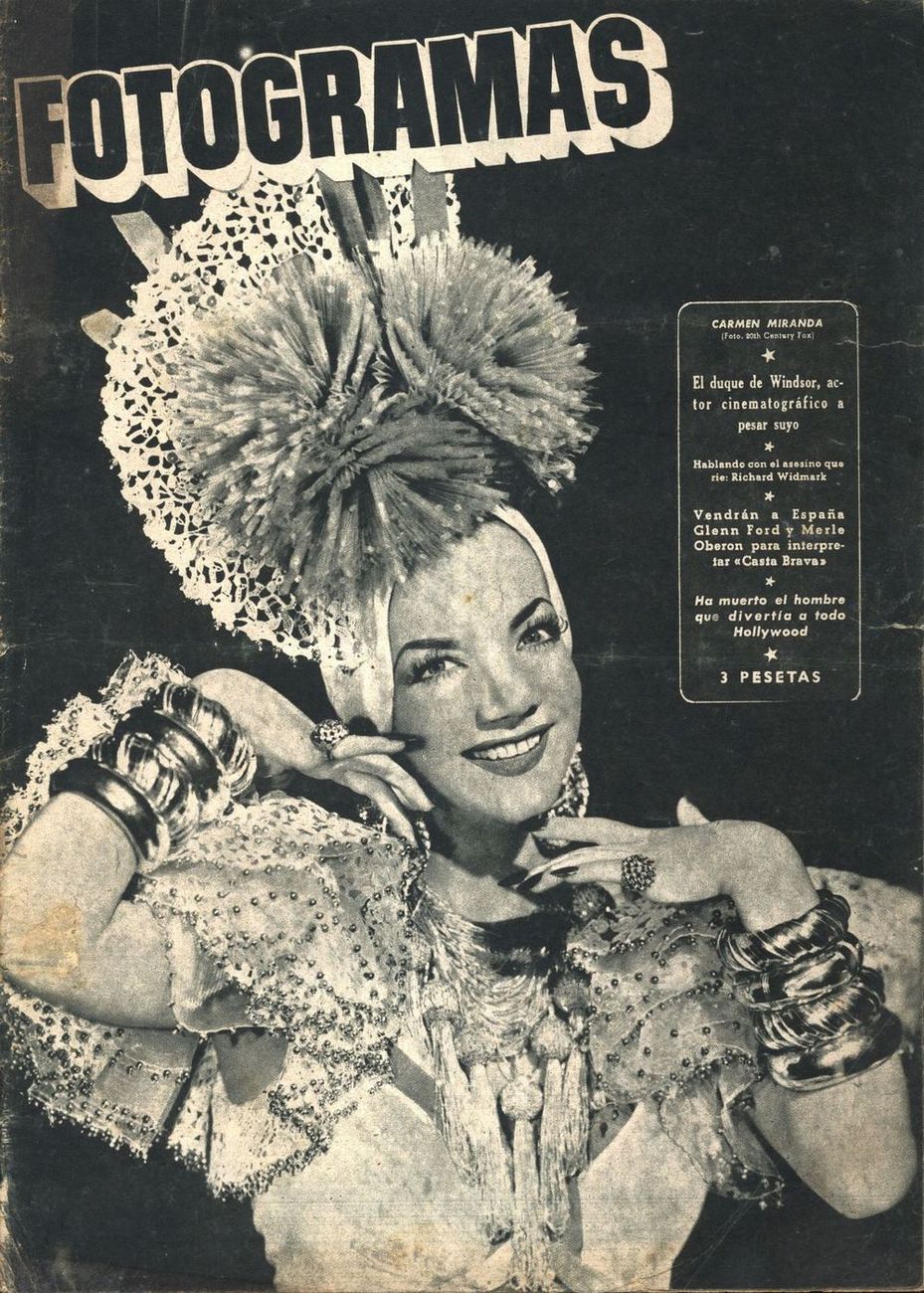 FOTOGRAMAS magazine cover Issue 59 16 April 1949