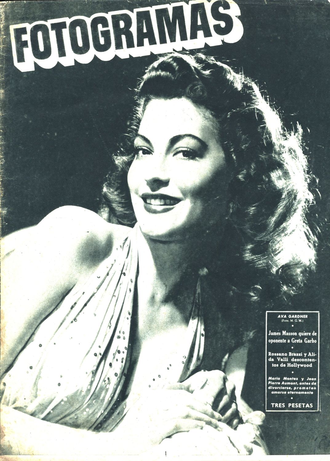 FOTOGRAMAS magazine cover Issue 60 1 May 1949
