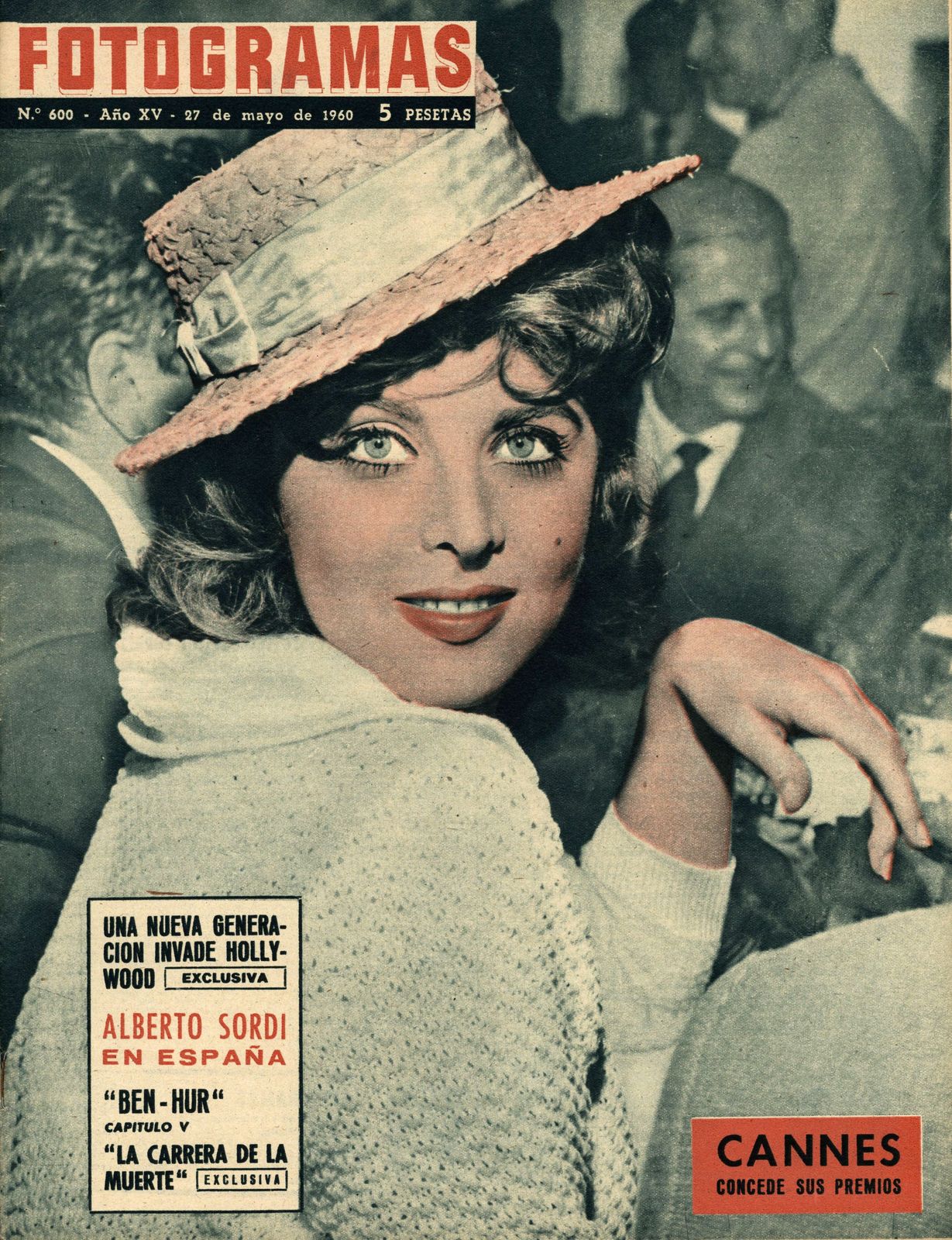 FOTOGRAMAS magazine cover Issue 600 27 May 1960