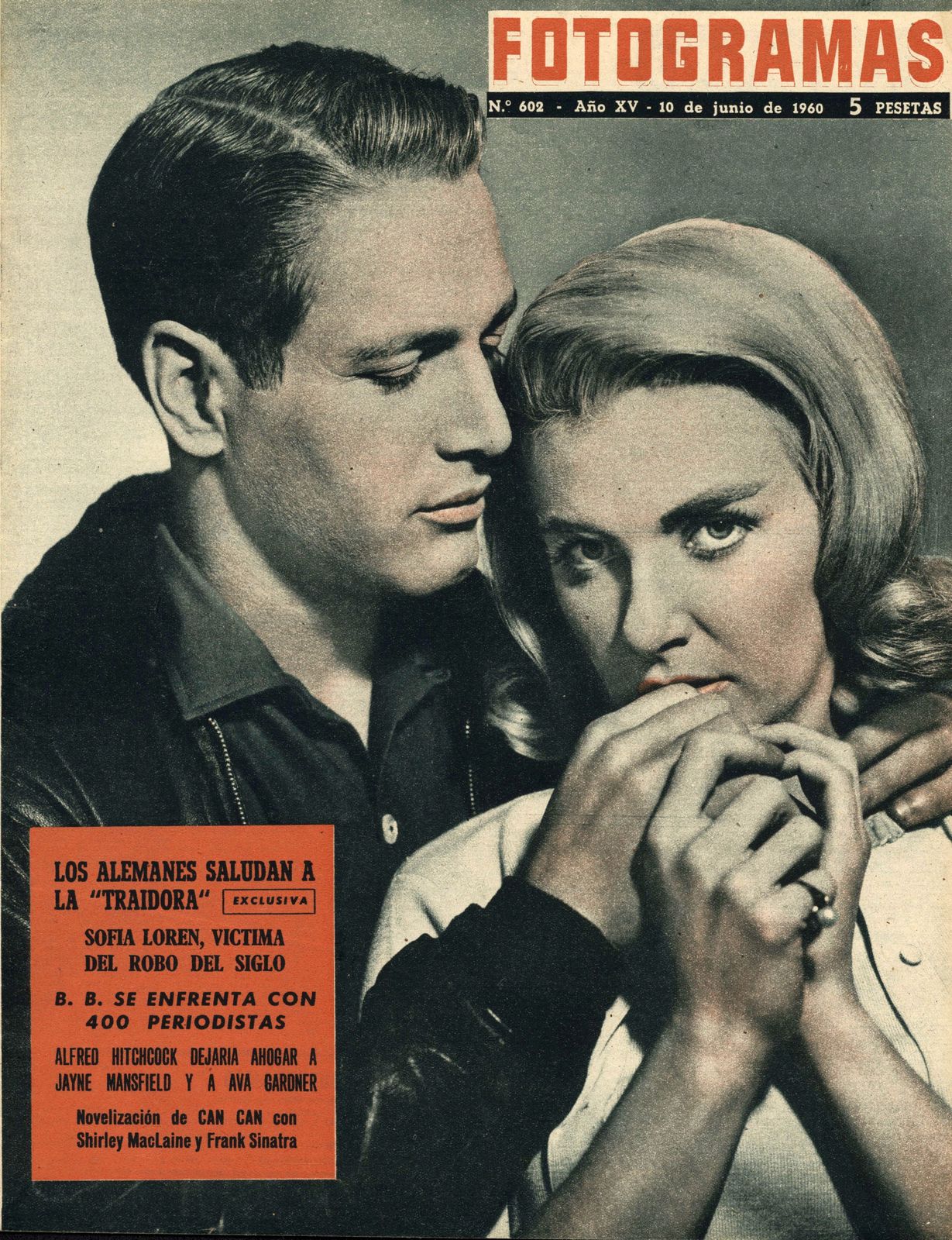 FOTOGRAMAS magazine cover Issue 602 10 June 1960