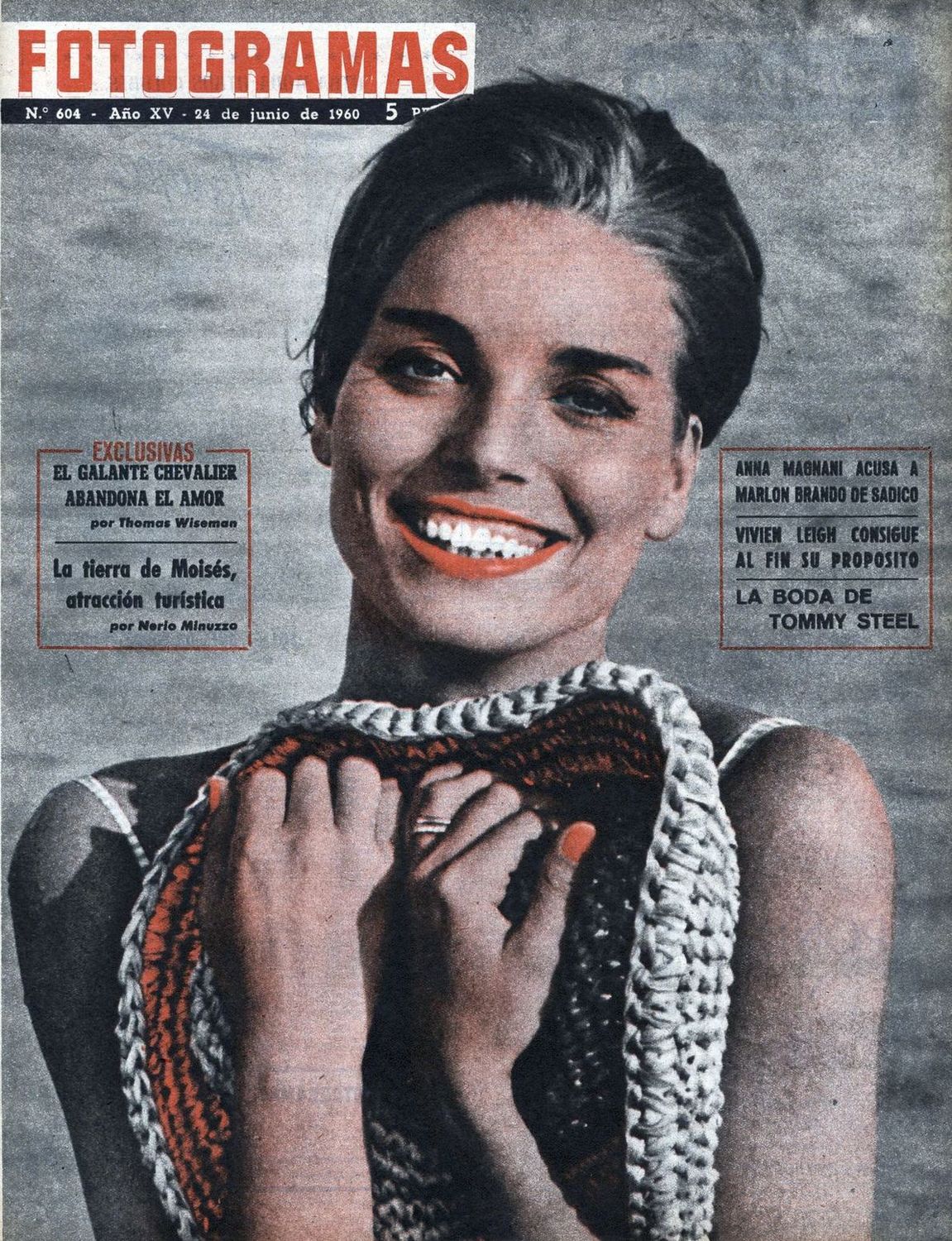FOTOGRAMAS magazine cover Issue 604 24 June 1960