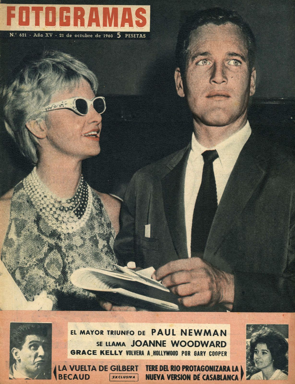 FOTOGRAMAS magazine cover Issue 621 21 October 1960