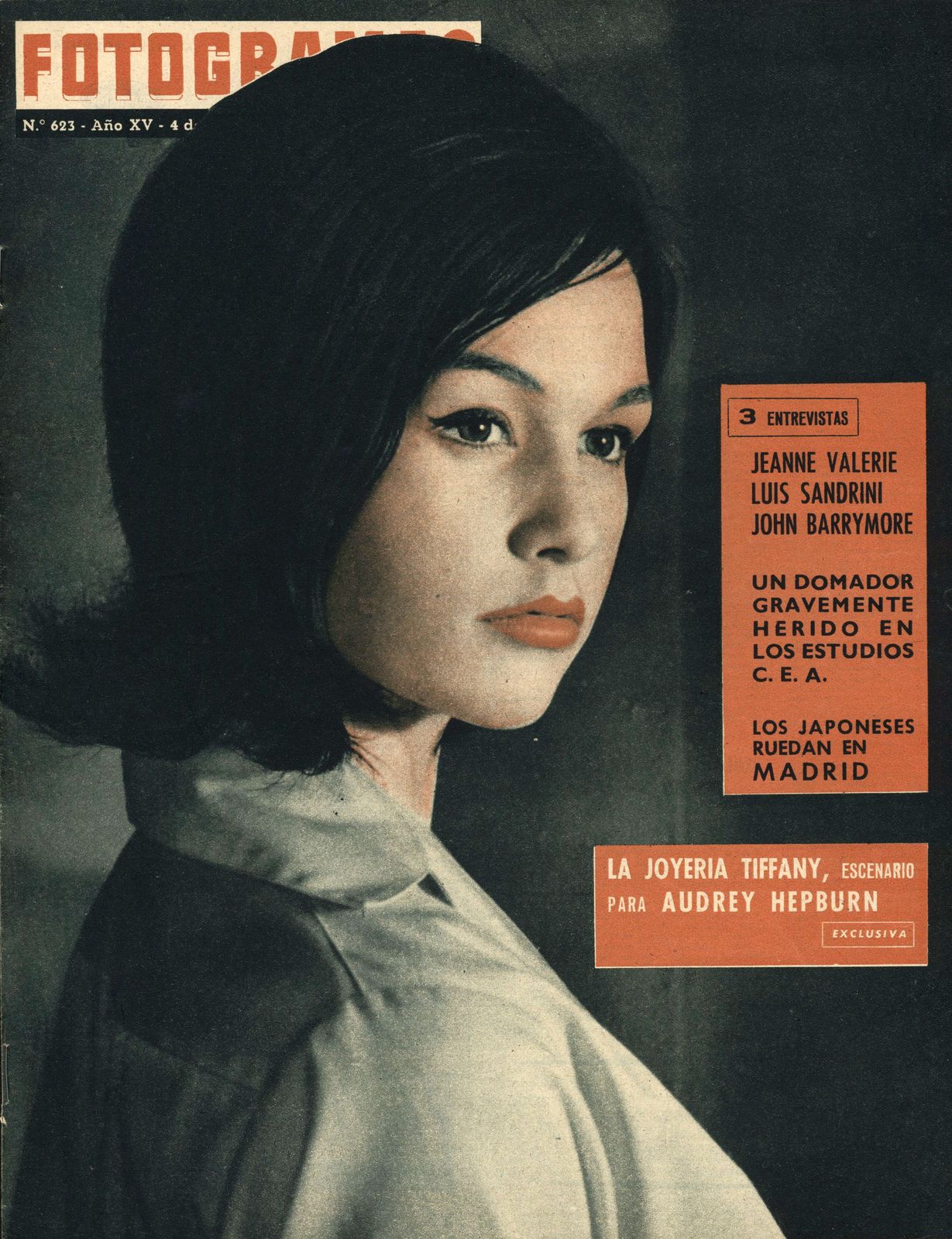 FOTOGRAMAS magazine cover Issue 623 4 November 1960