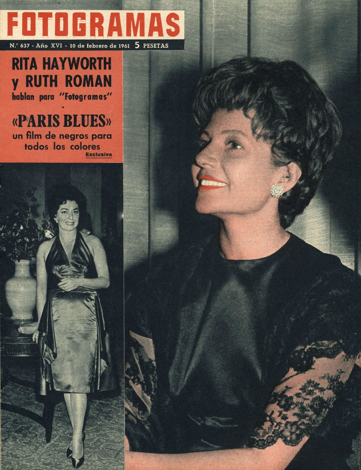 FOTOGRAMAS magazine cover Issue 637 10 February 1961