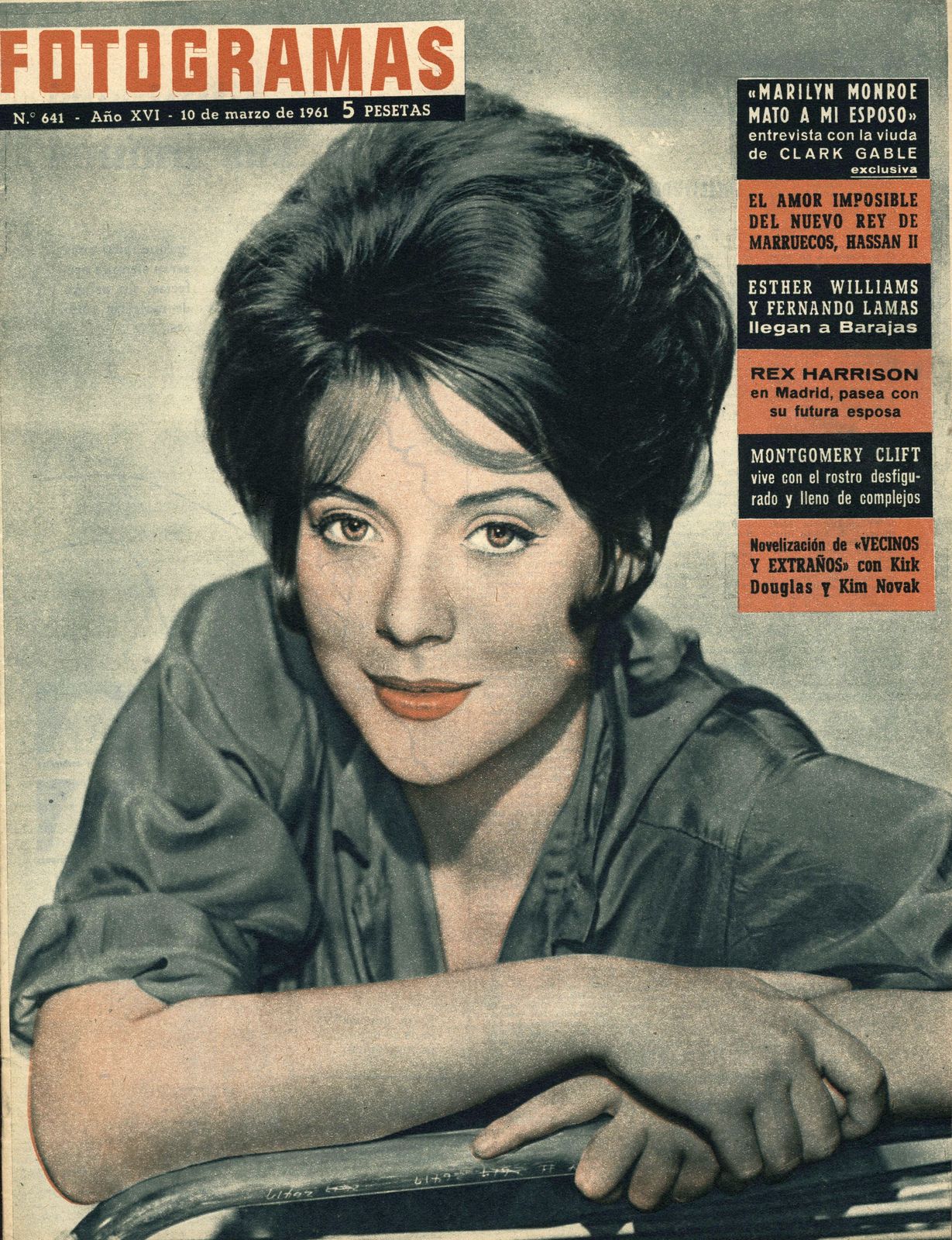 FOTOGRAMAS magazine cover Issue 641 10 March 1961