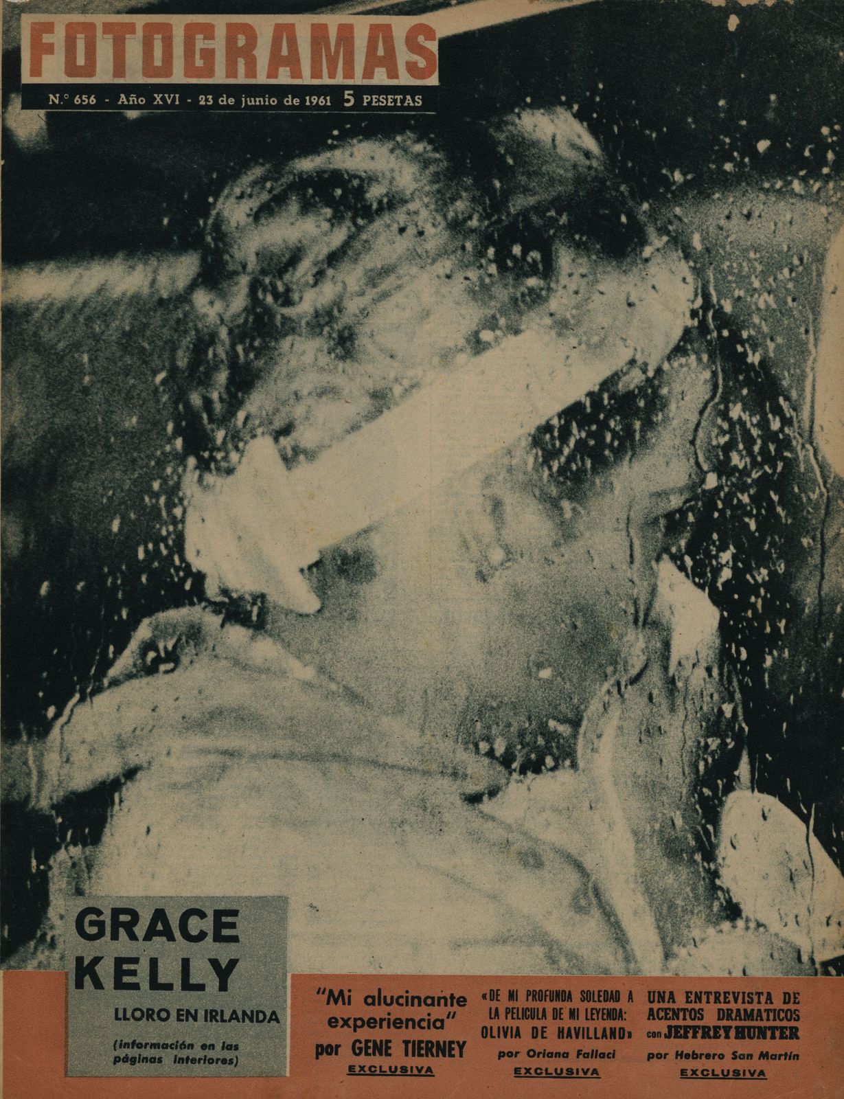 FOTOGRAMAS magazine cover Issue 656 23 June 1961