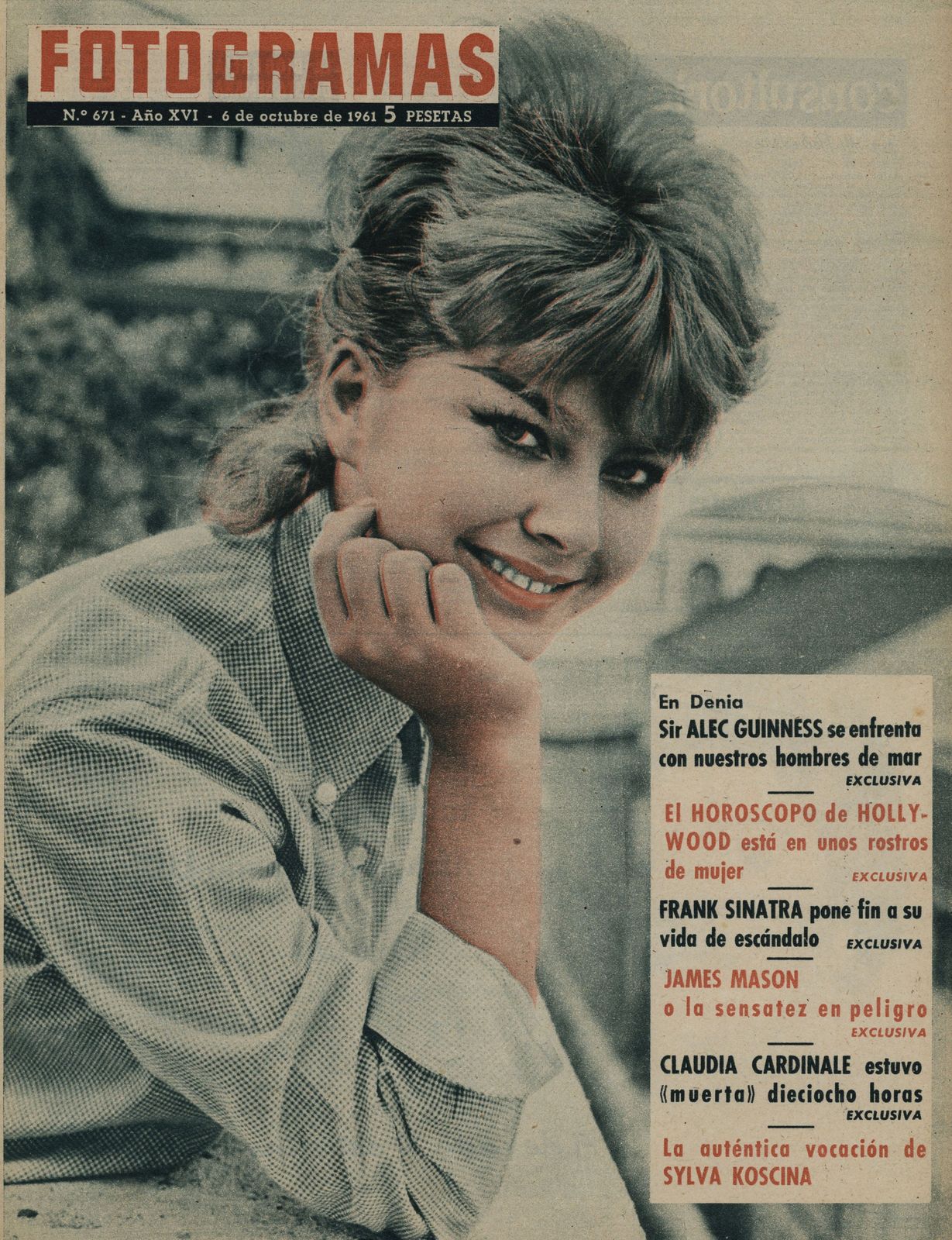 FOTOGRAMAS magazine cover Issue 671 6 October 1961