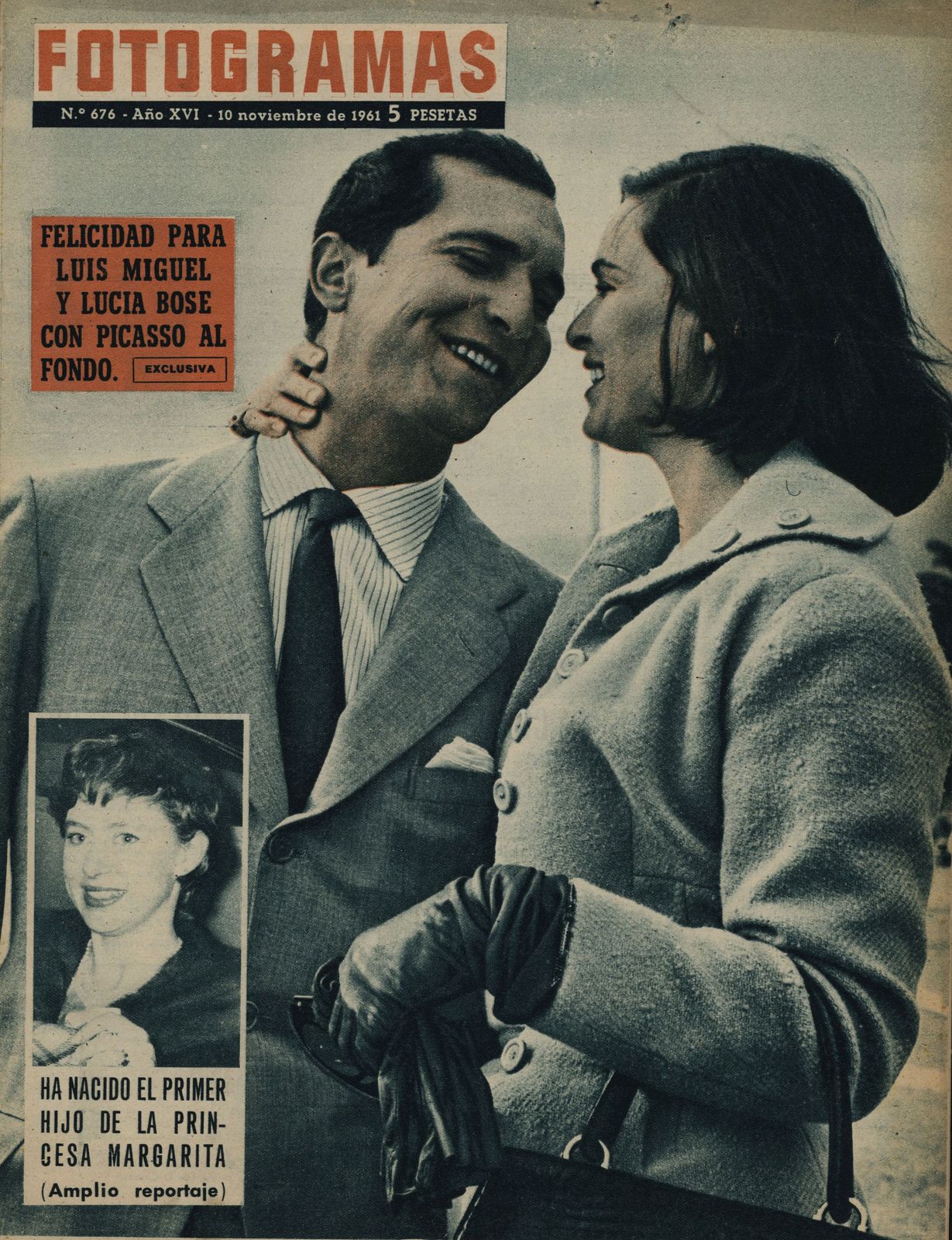 FOTOGRAMAS magazine cover Issue 676 10 November 1961
