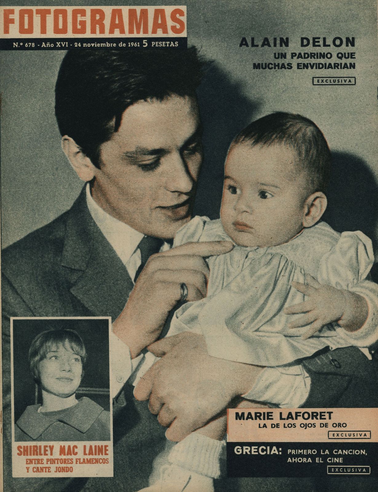 FOTOGRAMAS magazine cover Issue 678 24 November 1961
