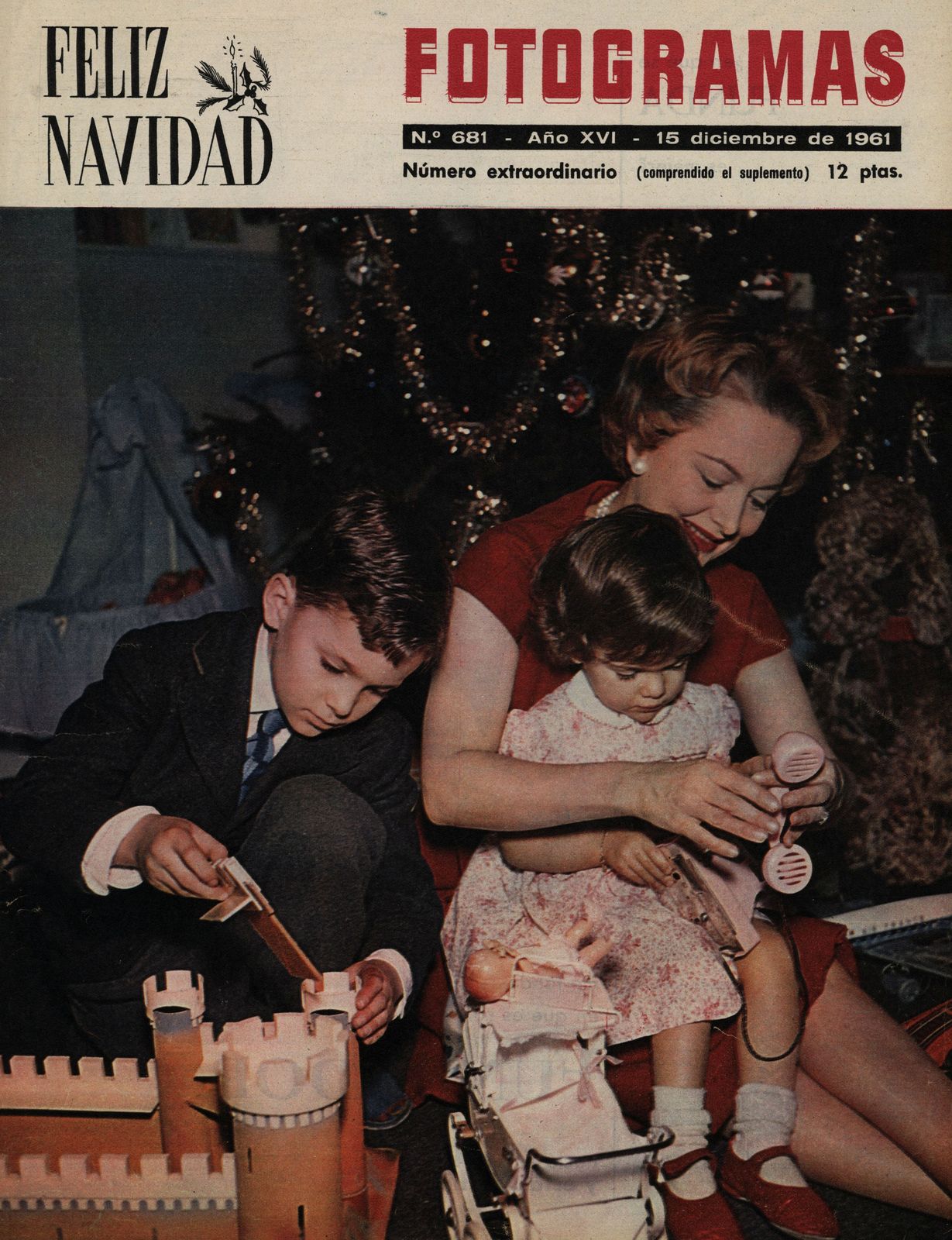 FOTOGRAMAS magazine cover Issue 681 15 December 1961