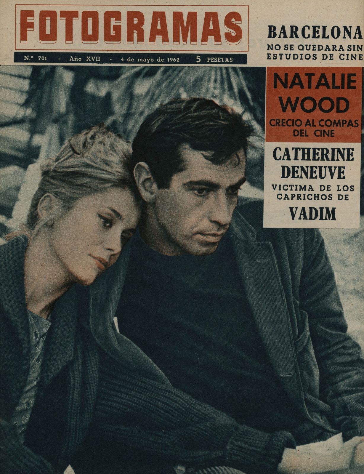 FOTOGRAMAS magazine cover Issue 701 4 May 1962