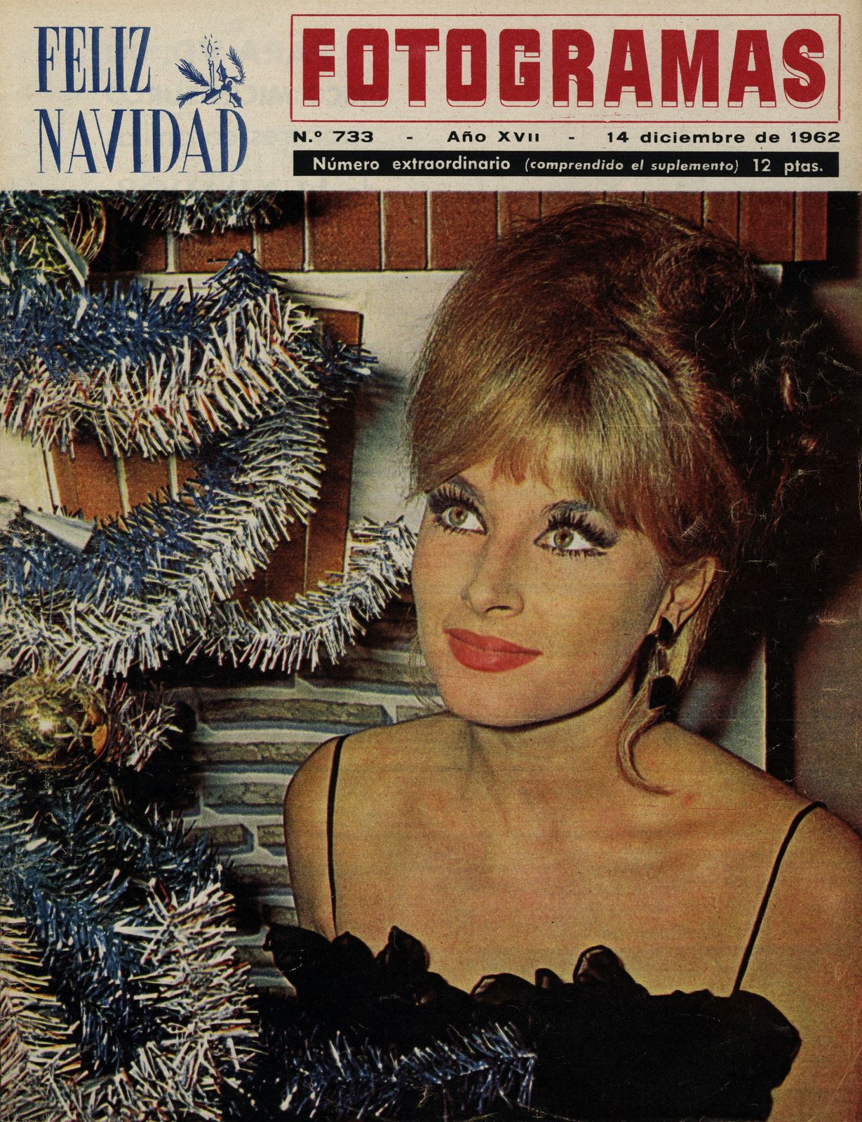 FOTOGRAMAS magazine cover Issue 733 14 December 1962