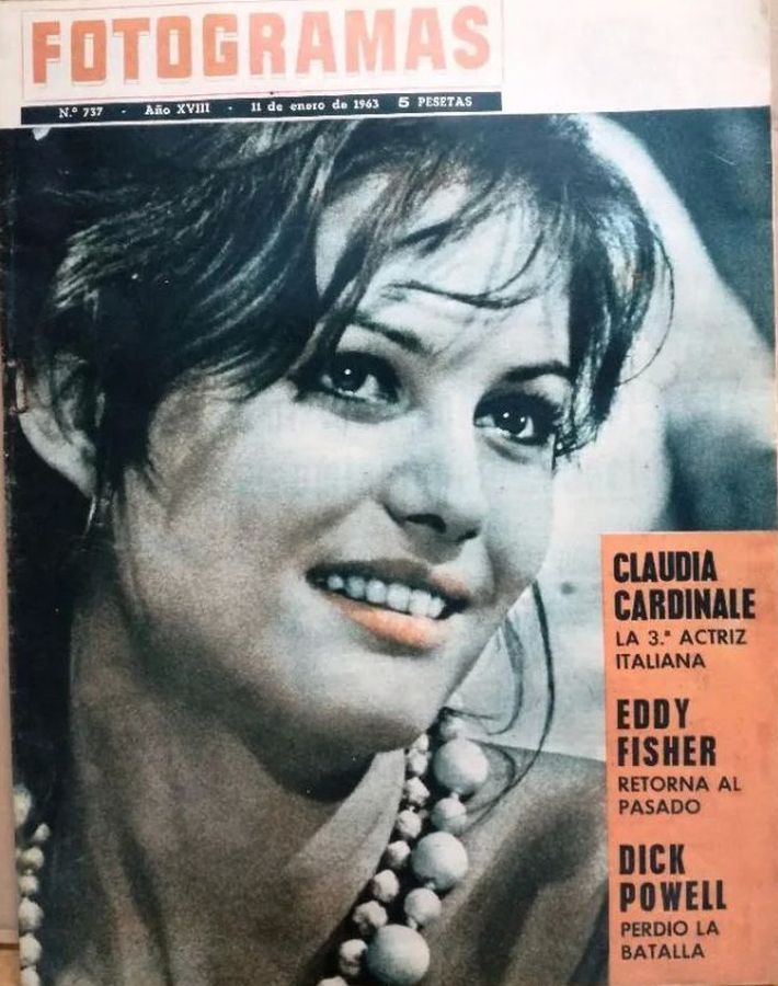 FOTOGRAMAS magazine cover Issue 737 11 January 1963