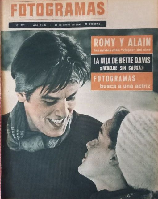 FOTOGRAMAS magazine cover Issue 739 25 January 1963