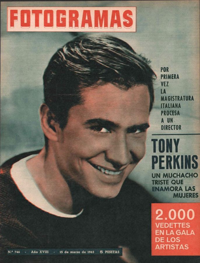 FOTOGRAMAS magazine cover Issue 746 15 March 1963