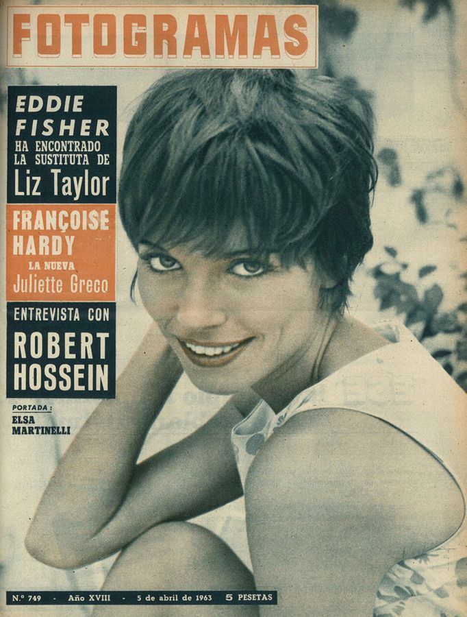 FOTOGRAMAS magazine cover Issue 749 5 April 1963