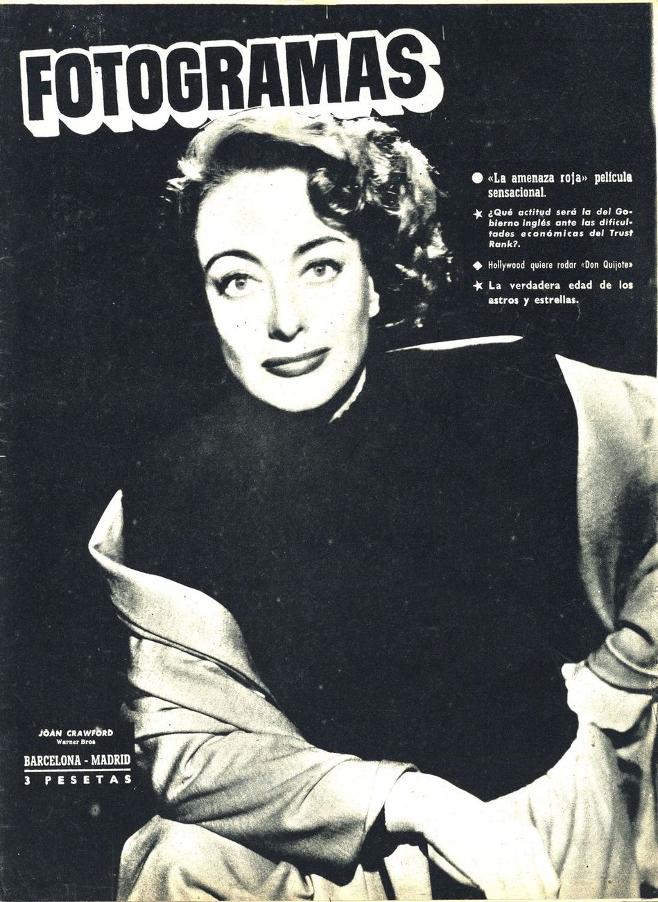 FOTOGRAMAS magazine cover Issue 75 9 December 1949