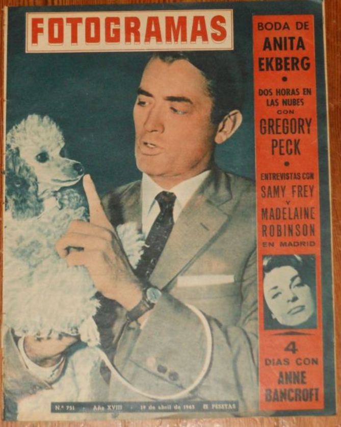 FOTOGRAMAS magazine cover Issue 751 19 April 1963
