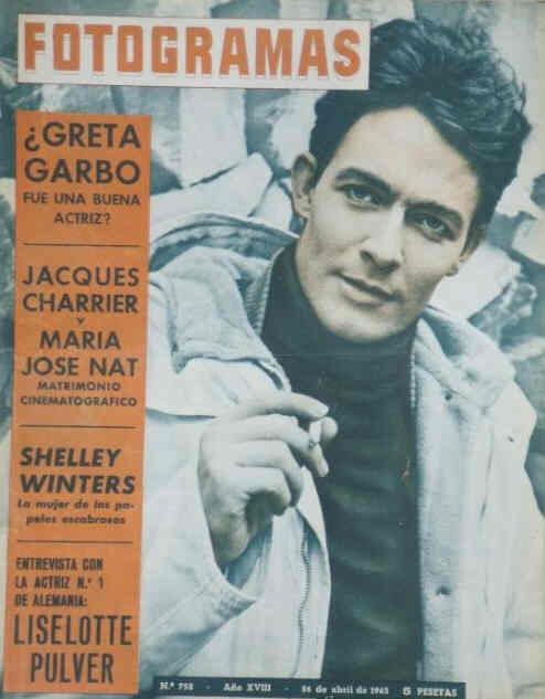 FOTOGRAMAS magazine cover Issue 752 26 April 1963