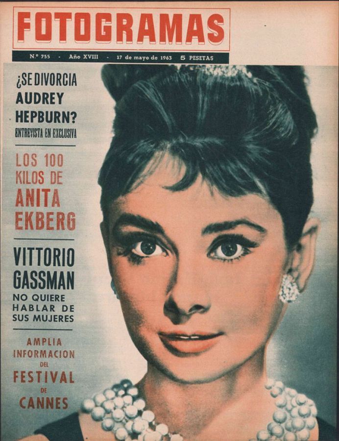 FOTOGRAMAS magazine cover Issue 755 17 May 1963