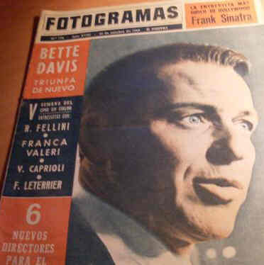 FOTOGRAMAS magazine cover Issue 778 25 October 1963
