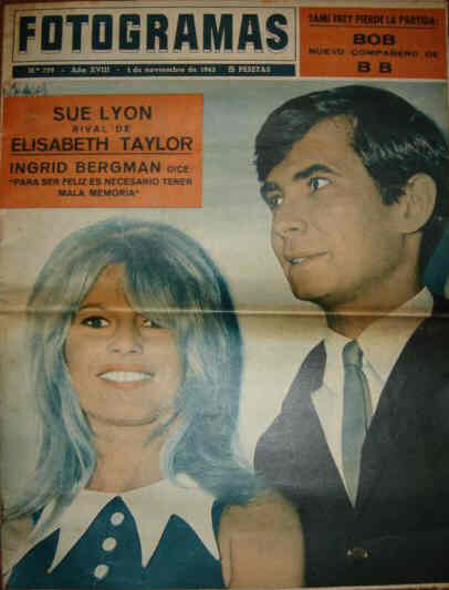 FOTOGRAMAS magazine cover Issue 779 1 November 1963