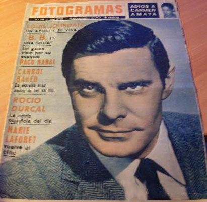FOTOGRAMAS magazine cover Issue 782 22 November 1963