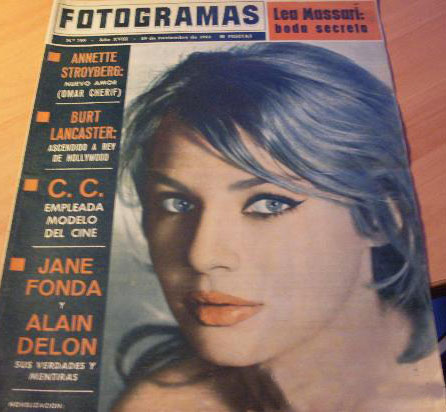 FOTOGRAMAS magazine cover Issue 790 6 December 1963