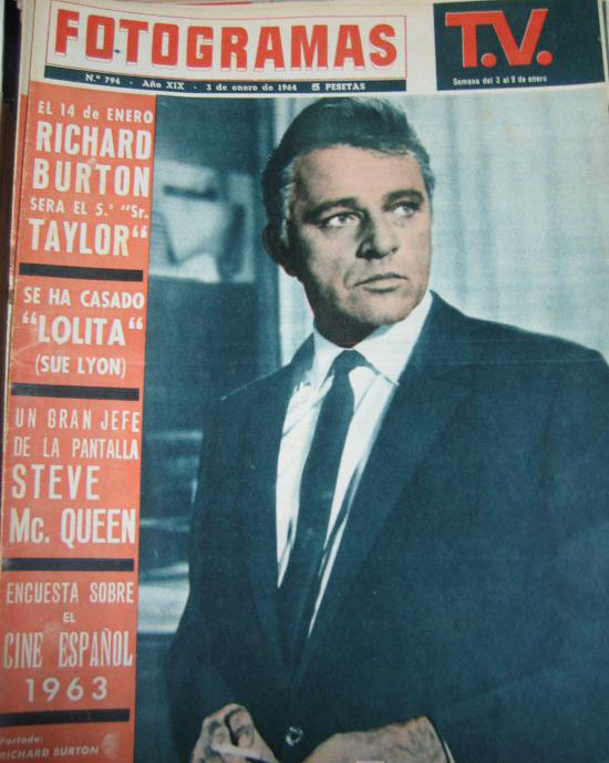 FOTOGRAMAS magazine cover Issue 794 3 January 1964