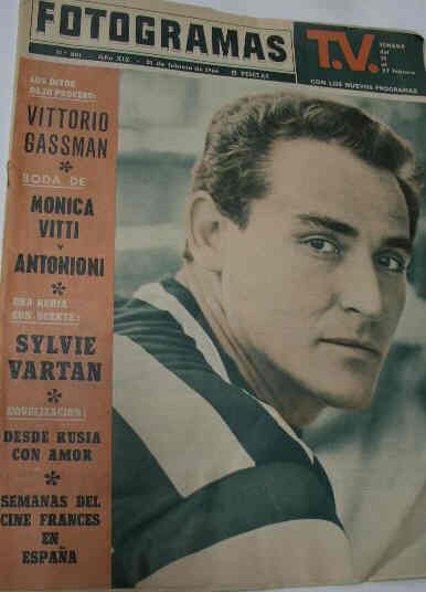 FOTOGRAMAS magazine cover Issue 801 21 February 1964