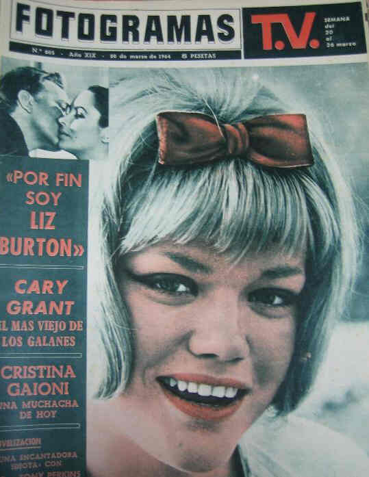FOTOGRAMAS magazine cover Issue 805 20 March 1964