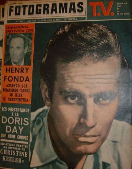 FOTOGRAMAS magazine cover Issue 808 10 April 1964