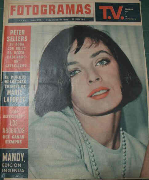 FOTOGRAMAS magazine cover Issue 811 1 May 1964