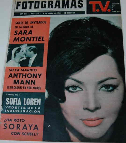 FOTOGRAMAS magazine cover Issue 812 8 May 1964