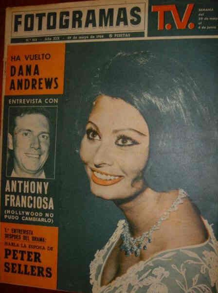 FOTOGRAMAS magazine cover Issue 815 29 May 1964