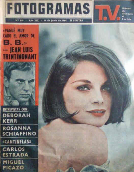 FOTOGRAMAS magazine cover Issue 819 26 June 1964