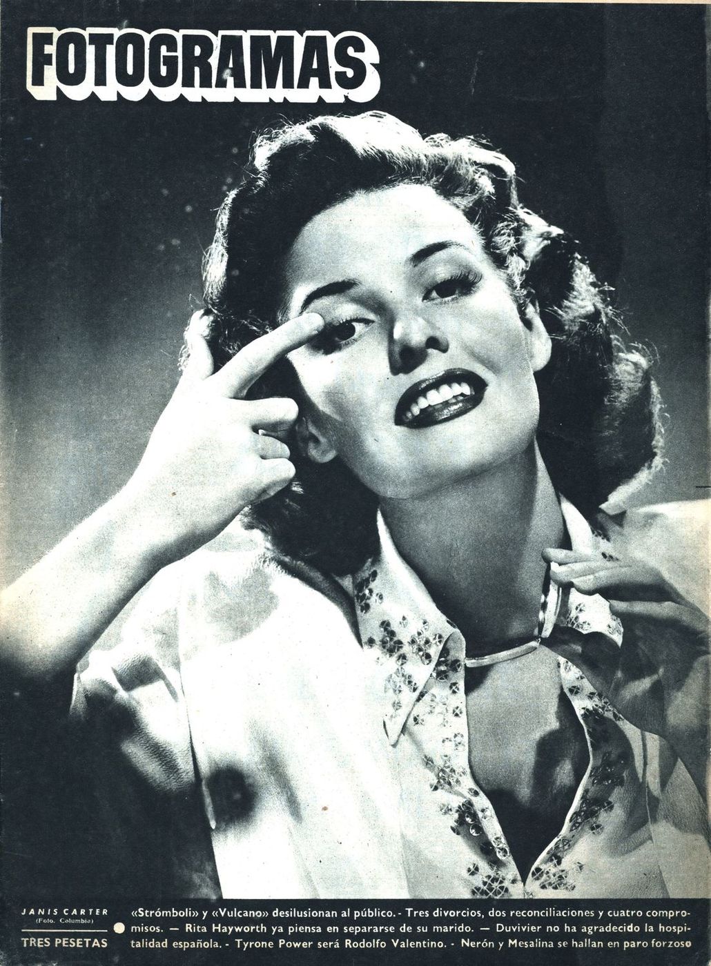 FOTOGRAMAS magazine cover Issue 82 17 March 1950