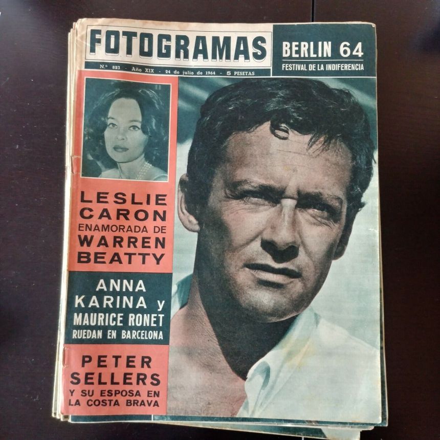 FOTOGRAMAS magazine cover Issue 823 24 July 1964