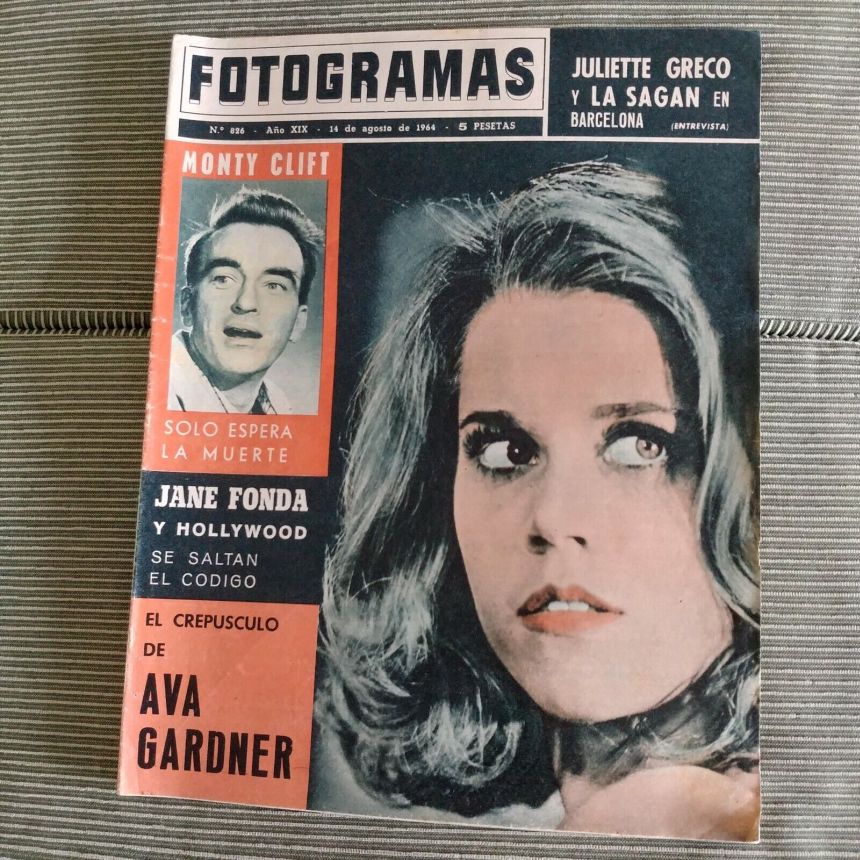 FOTOGRAMAS magazine cover Issue 826 14 August 1964