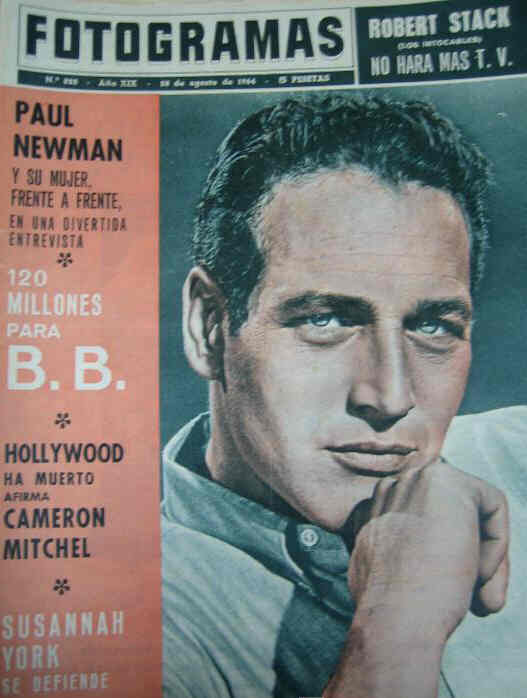 FOTOGRAMAS magazine cover Issue 828 28 August 1964