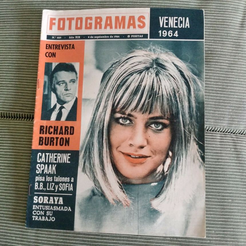 FOTOGRAMAS magazine cover Issue 829 4 September 1964