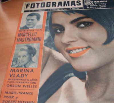 FOTOGRAMAS magazine cover Issue 838 6 November 1964