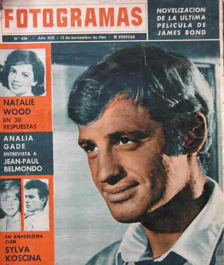 FOTOGRAMAS magazine cover Issue 839 13 November 1964